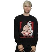 Sweat-shirt Disney Cruella De Vil Cropped Head