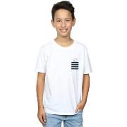 T-shirt enfant Dessins Animés Tweety Pie Striped Faux Pocket