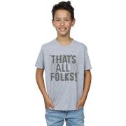 T-shirt enfant Dessins Animés That's All Folks