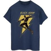 T-shirt Dc Comics Black Adam Golden Bolt Chest