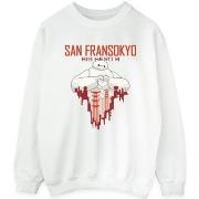 Sweat-shirt Disney Big Hero 6 Baymax San Fransokyo Heart