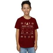 T-shirt enfant Harry Potter Christmas Pattern