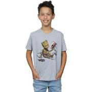 T-shirt enfant Marvel Guardians Of The Galaxy Groot Tape