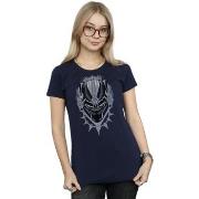 T-shirt Marvel Black Panther Head