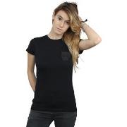 T-shirt Marvel Black On Black