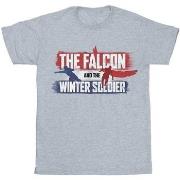 T-shirt enfant Marvel The Falcon And The Winter Soldier Action Logo