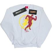Sweat-shirt Dc Comics The Flash Running Emblem