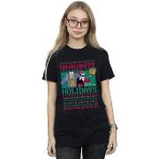 T-shirt Dc Comics Ha Ha Happy Holidays