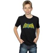 T-shirt enfant Dc Comics Batman Crackle Logo