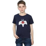 T-shirt enfant Dessins Animés Sylvester Big Face