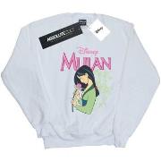 Sweat-shirt Disney Mulan Pink Magnolia