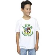 T-shirt enfant Marvel St Patrick's Day Captain America Luck