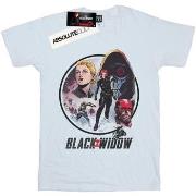 T-shirt Marvel Black Widow Movie Vintage Circle