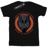 T-shirt Marvel Black Panther Made in Wakanda Red