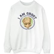 Sweat-shirt Guardians Of The Galaxy Groot Varsity