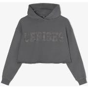 Sweat-shirt enfant Le Temps des Cerises Sweat court jainegi gris