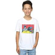 T-shirt enfant Dc Comics Batman Robin Slap