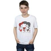 T-shirt enfant Dc Comics Justice League I Love My Puddin'