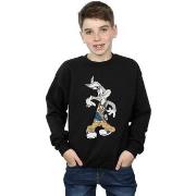 Sweat-shirt enfant Dessins Animés Bugs Bunny Rapper