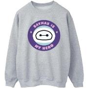 Sweat-shirt Disney Big Hero 6 Baymax My Hero Pocket