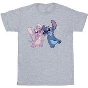 T-shirt enfant Disney Lilo Stitch Kisses