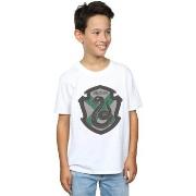 T-shirt enfant Harry Potter Slytherin Crest Flat
