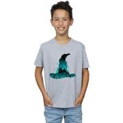 T-shirt enfant Harry Potter Hogwarts Silhouette