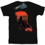 T-shirt enfant Harry Potter Battle Silhouette