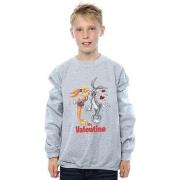 Sweat-shirt enfant Dessins Animés Bugs Bunny And Lola Valentine's Day