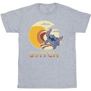 T-shirt enfant Disney Lilo Stitch Summer Waves