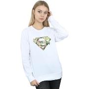 Sweat-shirt Dc Comics Supergirl Floral Shield