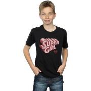 T-shirt enfant Dc Comics Supergirl Retro Logo