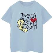 T-shirt enfant Dessins Animés Tweety Love Heart