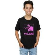 T-shirt enfant Miles Davis Pink Square