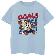 T-shirt enfant Dessins Animés Taz Goal Goal Goal