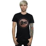 T-shirt David Bowie Rose Gold Circle