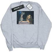 Sweat-shirt Disney Lady And The Tramp Spaghetti Slurp