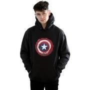 Sweat-shirt Marvel Captain America Splatter Shield