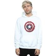 Sweat-shirt Marvel Captain America Splatter Shield