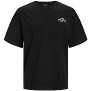 T-shirt Jack &amp; Jones 12250651 RILEY-BLACK