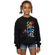 Sweat-shirt enfant Marvel Captain Galactic Text