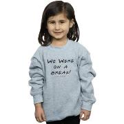 Sweat-shirt enfant Friends We Were On A Break Text