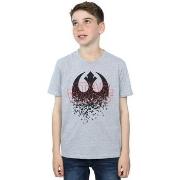 T-shirt enfant Disney The Last Jedi Shattered Emblem