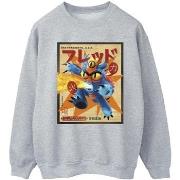 Sweat-shirt Disney Big Hero 6 Baymax Fred Newspaper