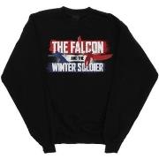 Sweat-shirt Marvel The Falcon And The Winter Soldier Action Logo