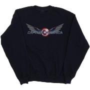 Sweat-shirt Marvel Falcon And The Winter Soldier Captain America Logo