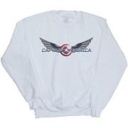 Sweat-shirt Marvel Falcon And The Winter Soldier Captain America Logo