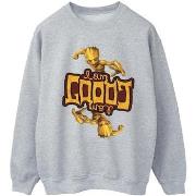 Sweat-shirt Marvel Guardians Of The Galaxy Groot Inverted Grain