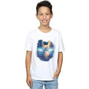 T-shirt enfant Marvel Iron Man Distressed Head