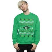 Sweat-shirt Disney Christmas Yoda Fair Isle